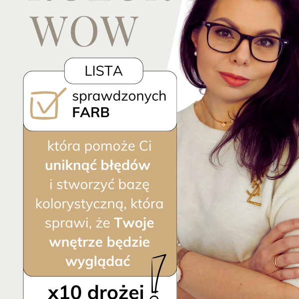 Kolor WOW - e-book + lista sprawdzonych kolorów farb!